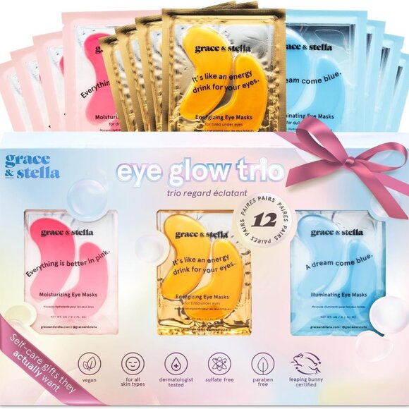 grace & stella Other - grace & stella Under Eye Patches 12 pairs Eye Masks Puffy Eyes TEEN